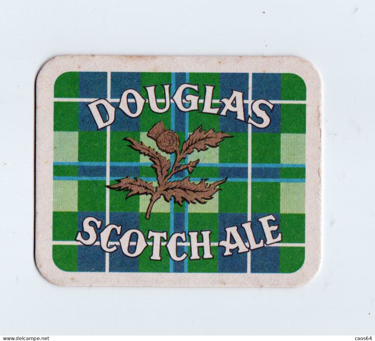 DOUGLAS SCOTCH ALE  Sottobicchiere 9,5 X 8 Cm Sotto Boccale - Sotto-boccale