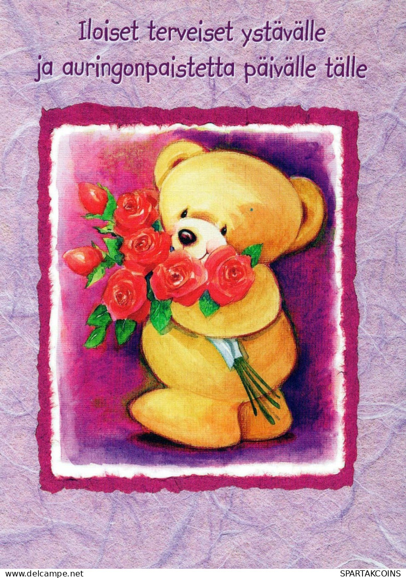 GEBÄREN Tier Vintage Ansichtskarte Postkarte CPSM #PBS159.A - Bears