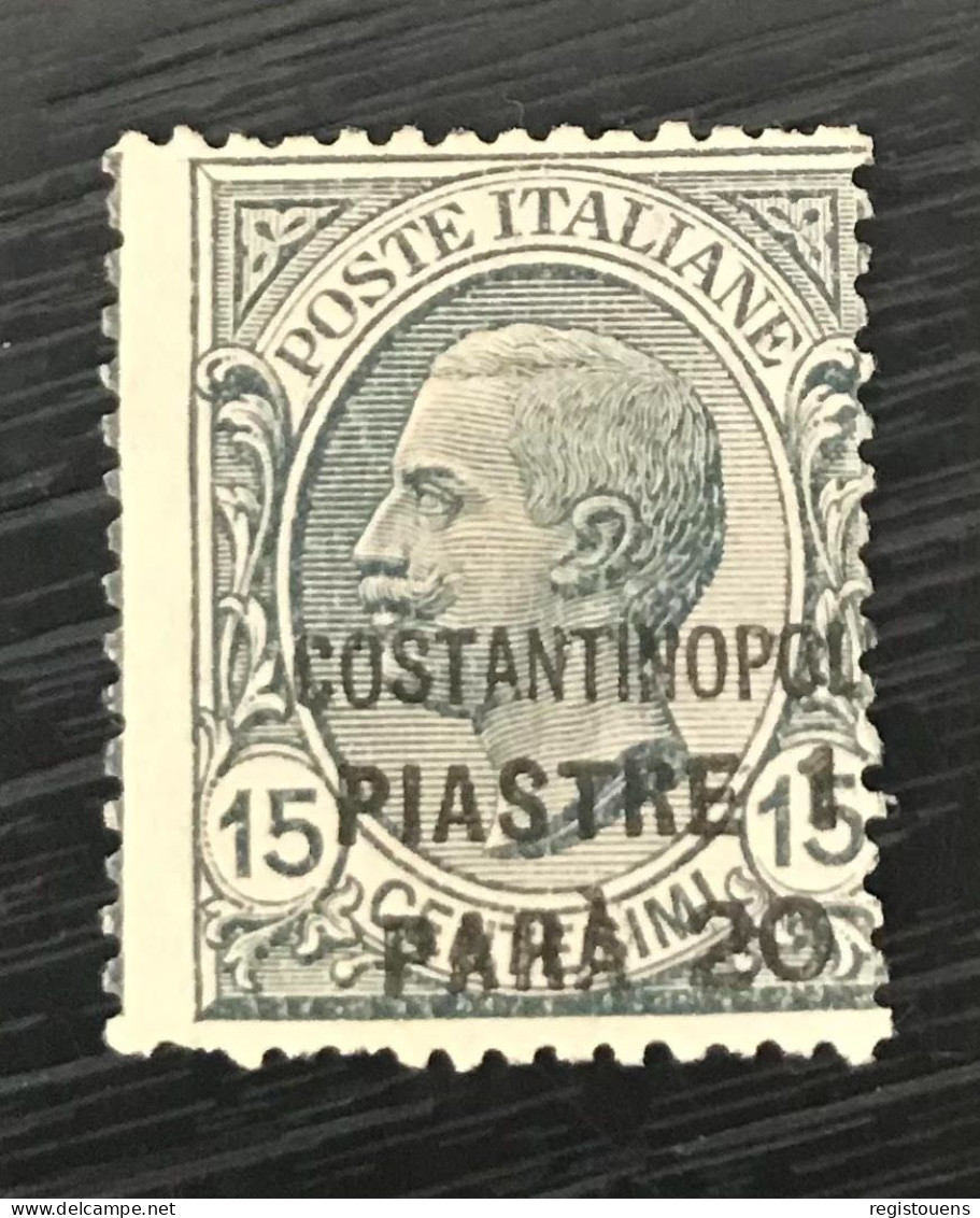 Timbre Oblitéré Italie COSTANTINOPOLI 1922 - Europa- Und Asienämter