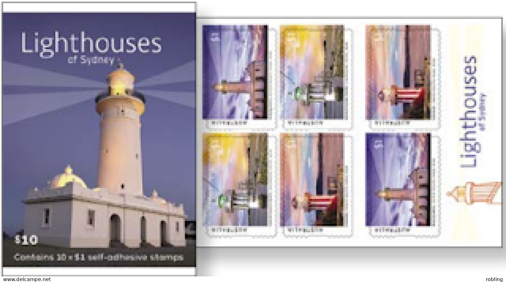 Australia 2018 Lighthouses Of Sydney Bklt - Leuchttürme