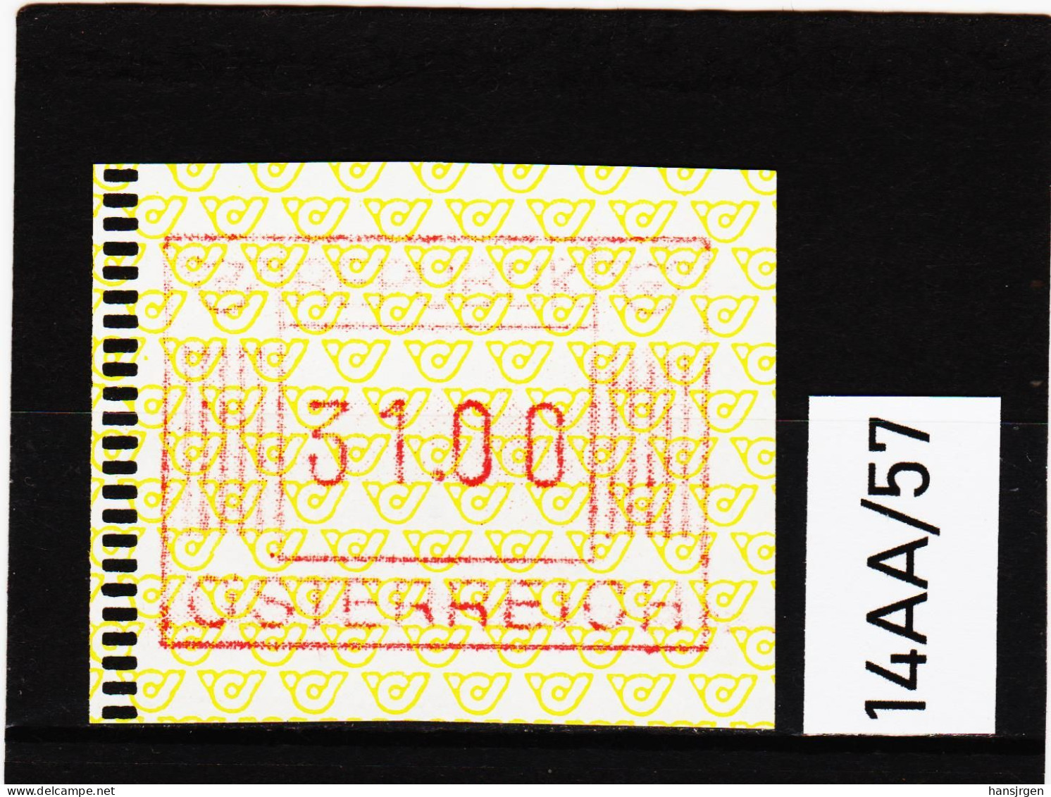 14AA/57  ÖSTERREICH 1983 AUTOMATENMARKEN 1. AUSGABE  31,00 SCHILLING   ** Postfrisch - Automatenmarken [ATM]