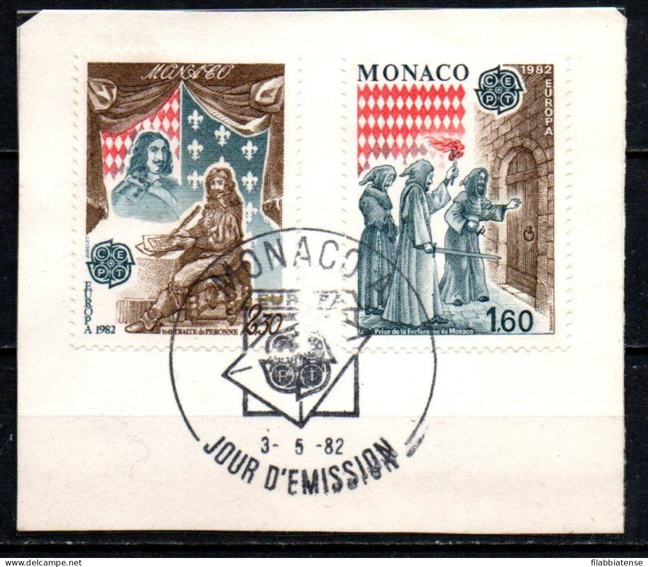 1982 - Monaco 1322/23 Europa ---- - Oblitérés