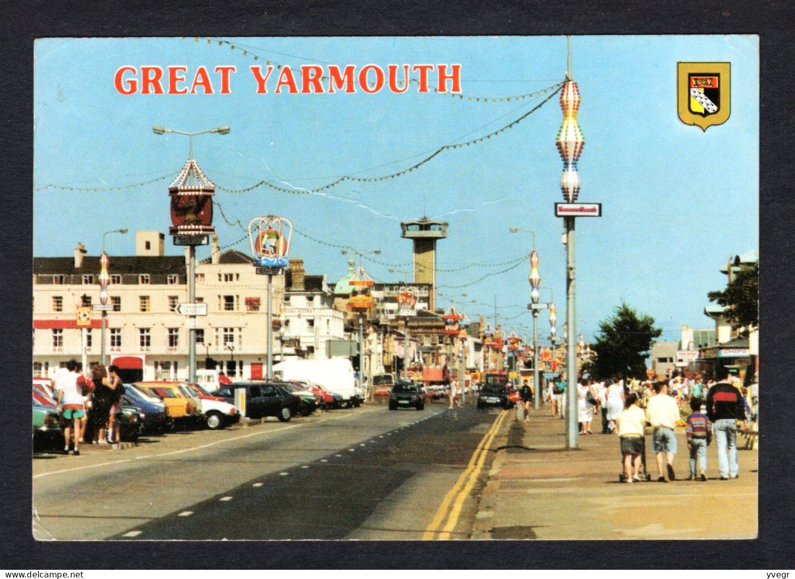 Angleterre - GREAT YARMOUTH , Très Animée , Commerces (postée En 1992) - Great Yarmouth