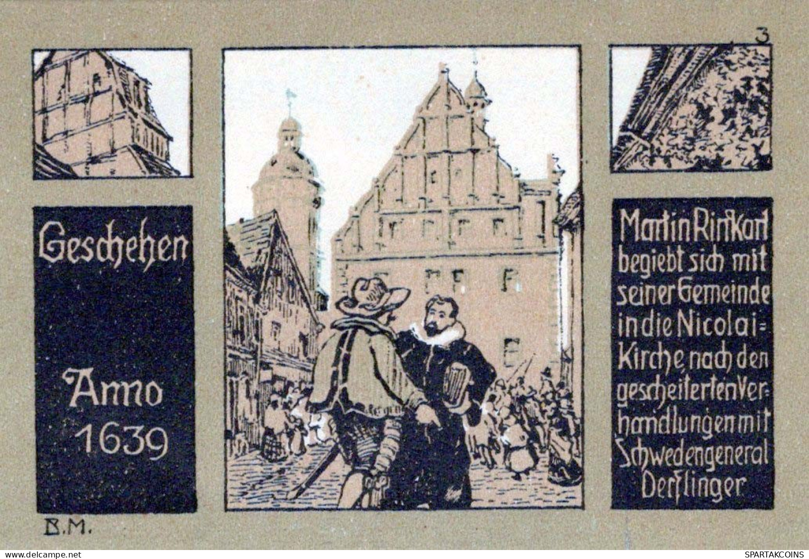 50 PFENNIG 1921 Stadt EILENBURG Saxony UNC DEUTSCHLAND Notgeld Banknote #PB072 - [11] Local Banknote Issues