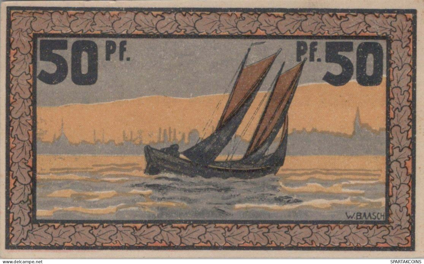 50 PFENNIG 1921 Stadt ECKERNFoRDE Schleswig-Holstein UNC DEUTSCHLAND #PA512 - [11] Local Banknote Issues