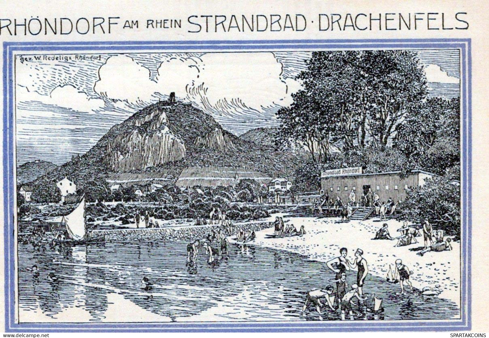 50 PFENNIG 1921 Stadt BAD HONNEF Rhine UNC DEUTSCHLAND Notgeld Banknote #PI478 - [11] Emissions Locales