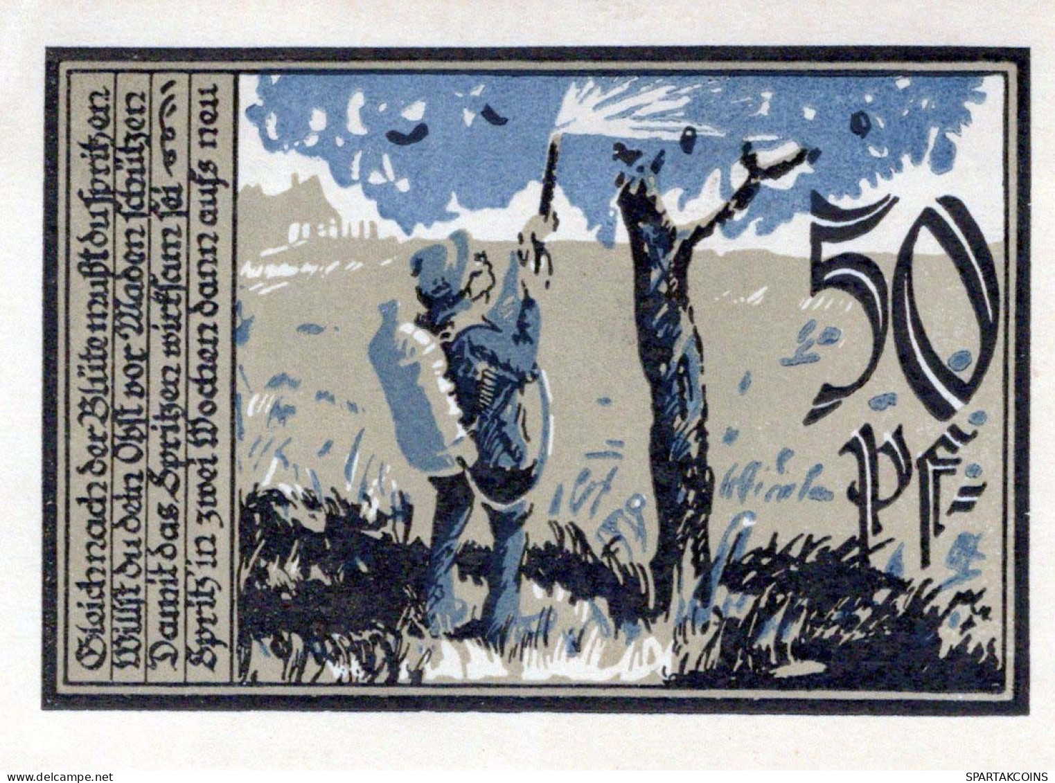 50 PFENNIG 1921 Stadt ASCHERSLEBEN Saxony DEUTSCHLAND Notgeld Banknote #PF414 - [11] Emissions Locales