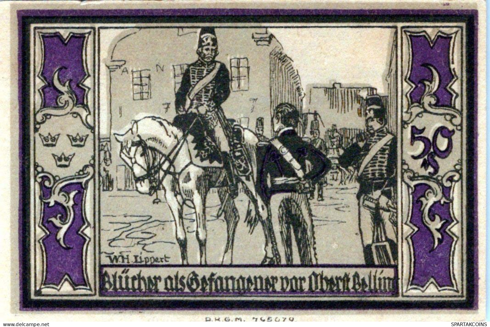 50 PFENNIG 1920-1921 Stadt STOLP Pomerania UNC DEUTSCHLAND Notgeld #PD369 - [11] Local Banknote Issues