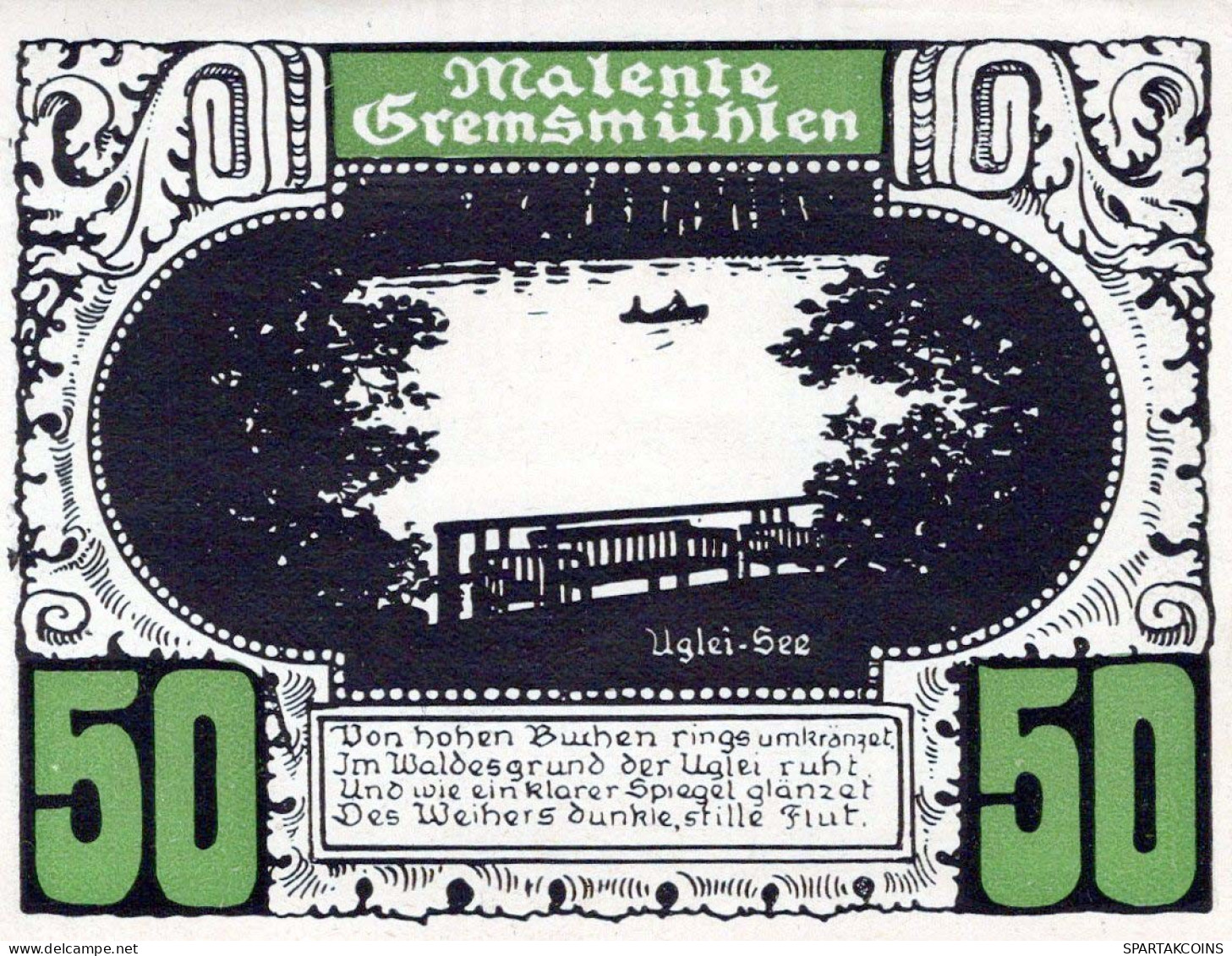 50 PFENNIG 1920 Stadt PLÖN Schleswig-Holstein UNC DEUTSCHLAND Notgeld #PB578 - [11] Local Banknote Issues