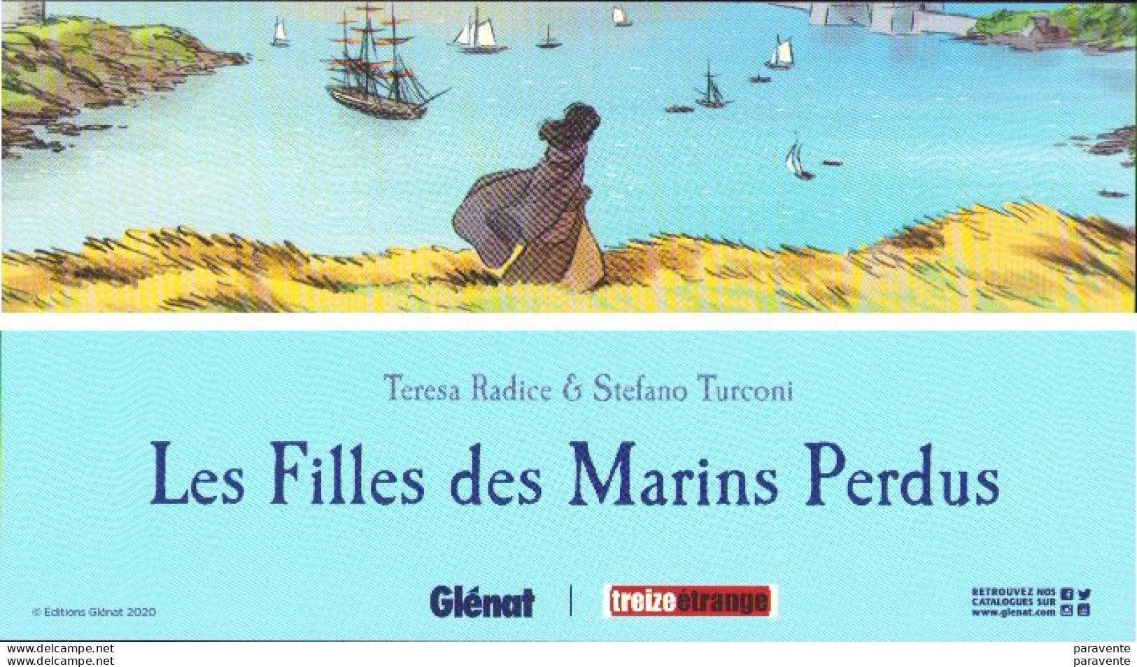 TURCONI : 2 Marque Page BD Edition GLENAT Pour Les Filles Des Marins Perdus - Marcapáginas