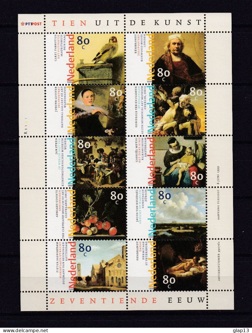 PAYS-BAS 1999 TIMBRE N°1693/02 NEUF** NOEL - Neufs