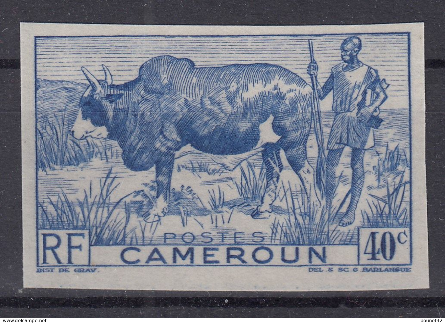 TIMBRE CAMEROUN N° 278 NON DENTELE NEUF ** GOMME SANS CHARNIERE - Unused Stamps