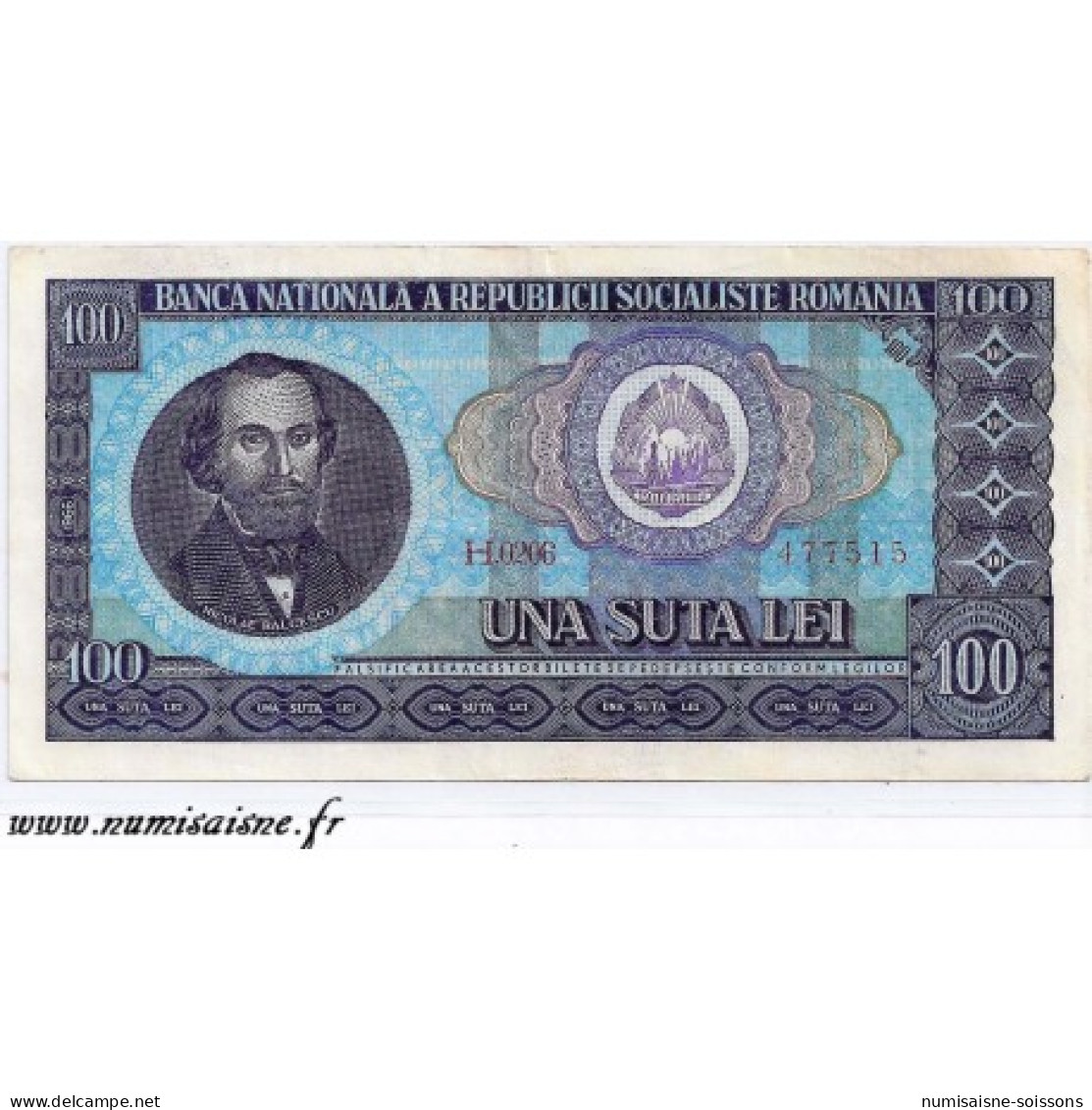 ROUMANIE - PICK 97 - 100 Lei - 1966 - TTB - Romania