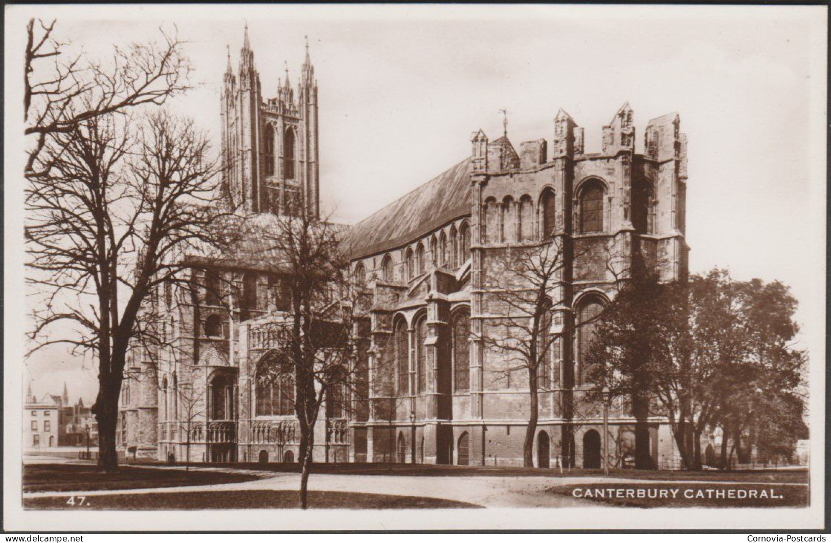 Canterbury Cathedral, Kent, C.1930s - Excel Series RP Postcard - Canterbury