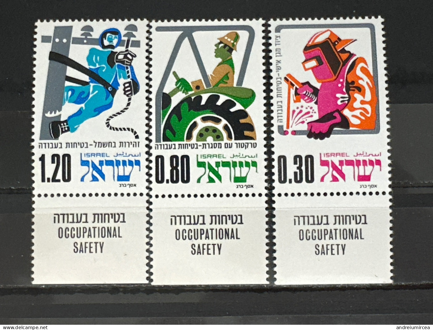 Occupational Safety MNH - Unused Stamps (with Tabs)