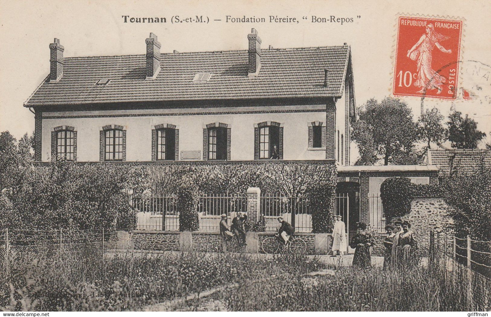 TOURNAN EN BRIE FONDATION PEREIRE "BON REPOS" 1914 TBE - Tournan En Brie