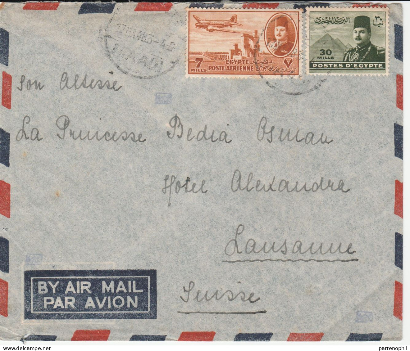Egypte Aegypthen 1948  - Postal History  Postgeschichte - Storia Postale - Histoire Postale - Briefe U. Dokumente