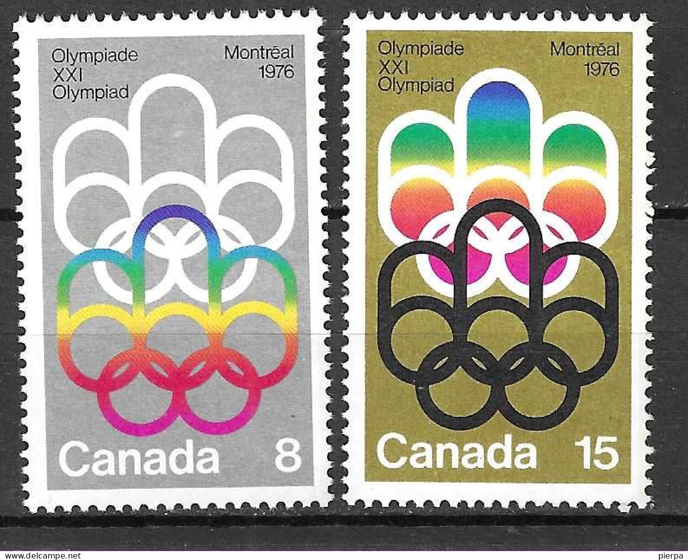 CANADA - 1973 - GIOCHI OLIMPICI - SERIE 2 VALORI - MNH** (YVERT 506\7 - MICHEL 532\3) - Nuevos