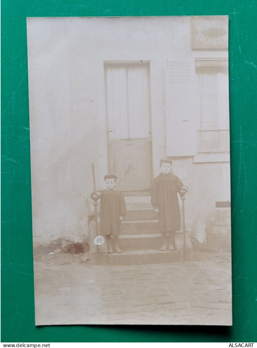 Carte Photo ,  Menuiserie ébenisterie - Artesanal