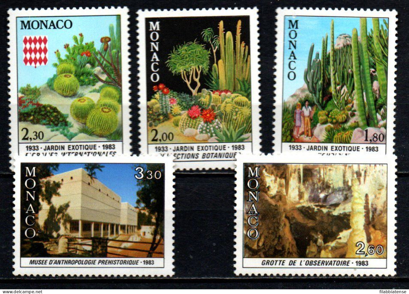 1983 - Monaco 1360/64 Giardino Esotico       ---- - Unused Stamps