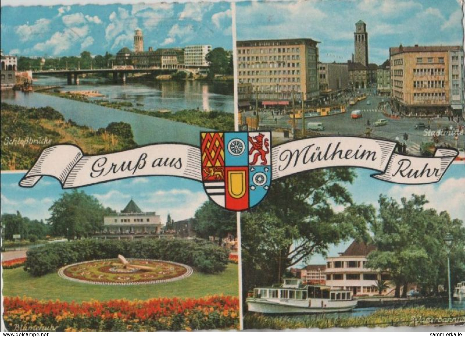 75783 - Mülheim, Ruhr - U.a. Blumenuhr - 1964 - Mülheim A. D. Ruhr