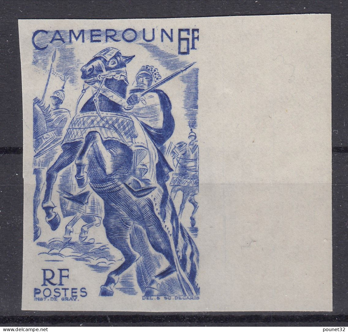 TIMBRE CAMEROUN N° 290 NON DENTELE BORD DE FEUILLE NEUF ** GOMME SANS CHARNIERE - Unused Stamps