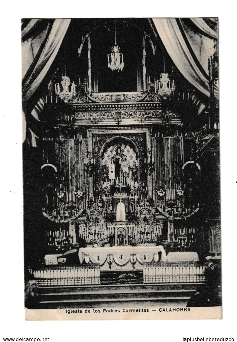 CPA - ESPAGNE - LA RIOJA - (LOGRONO) - CALAHORRA - Iglesia ,de Los Padres Carmelitas - 1913 - La Rioja (Logrono)