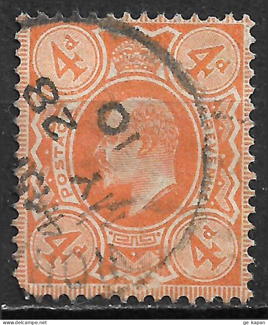 1910 GREAT BRITAIN Used Stamp Perf.14 (Scott # 144) CV $17.50 - Used Stamps