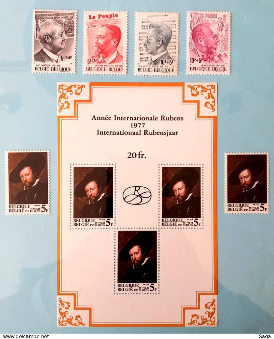 Année Complète 1977 MNH** - Jahressätze