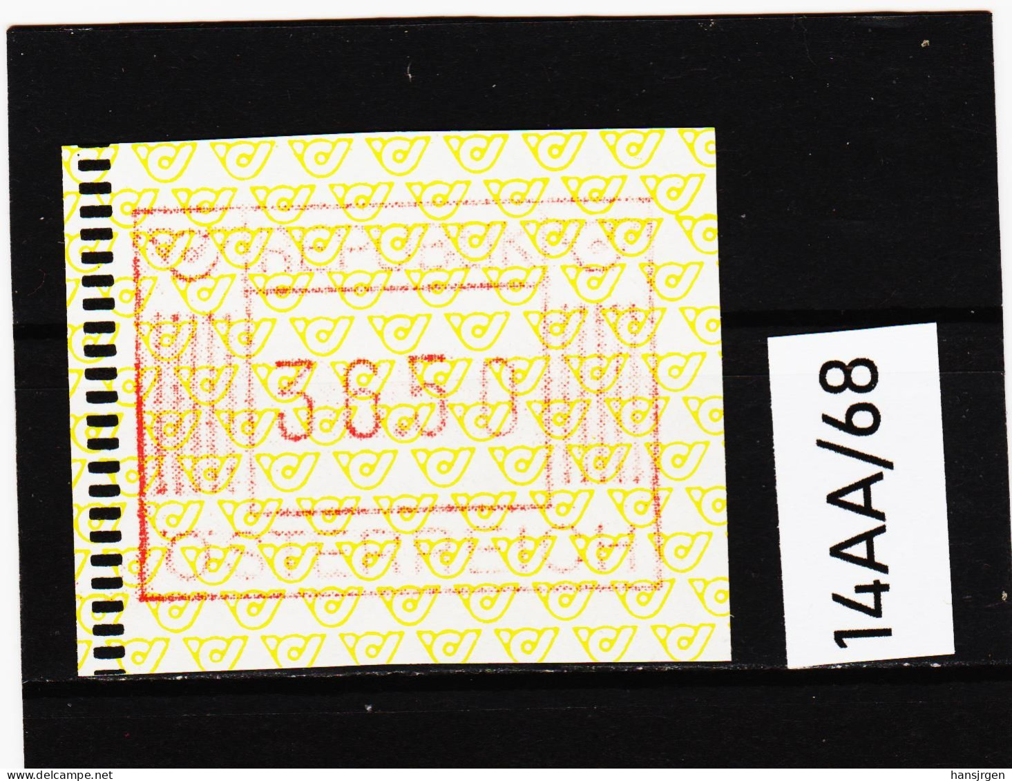 14AA/68  ÖSTERREICH 1983 AUTOMATENMARKEN 1. AUSGABE  36,50 SCHILLING   ** Postfrisch - Automatenmarken [ATM]