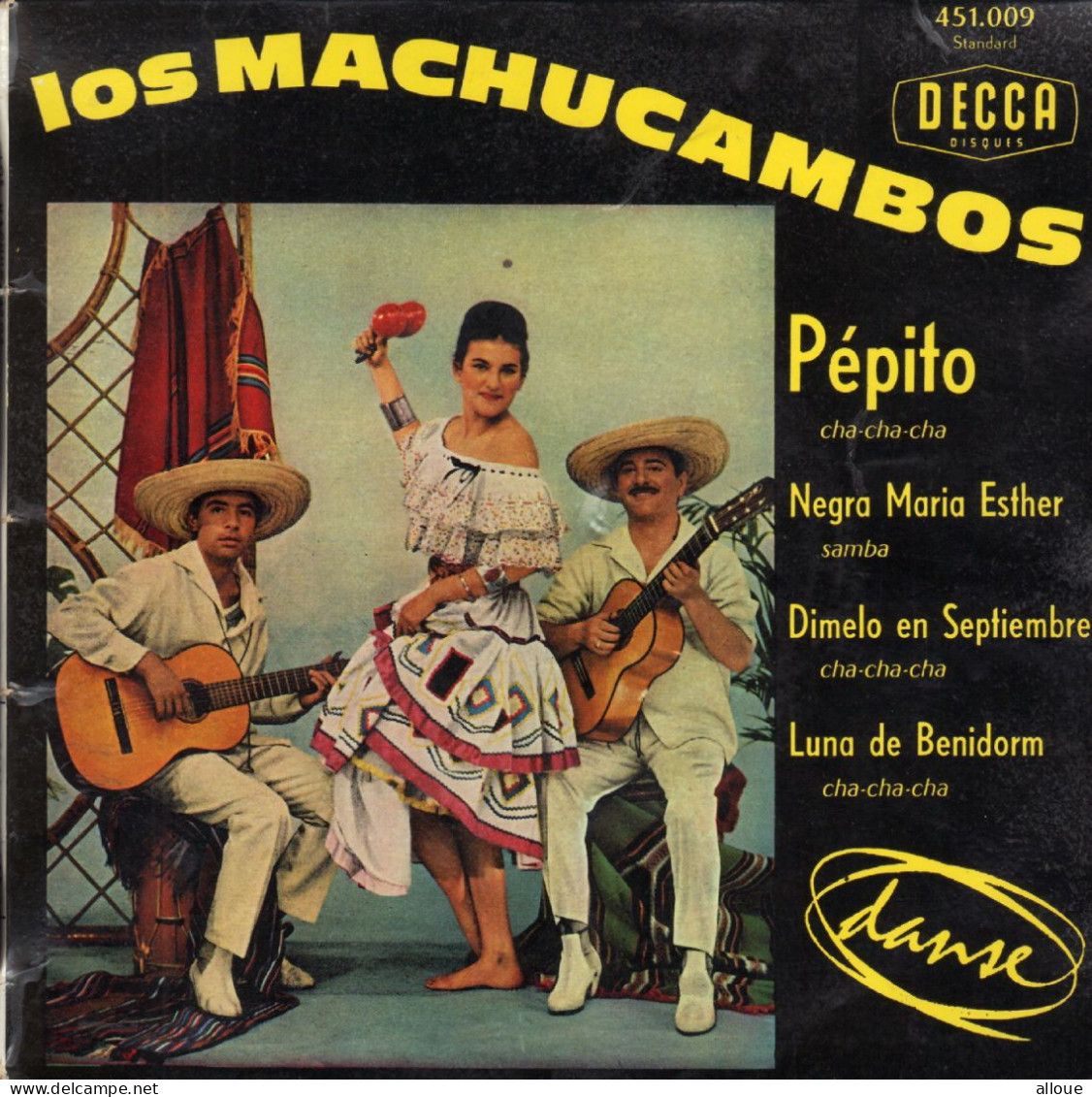 LOS MACHUCAMBOS - FR EP - PEPITO + 3 - Musiche Del Mondo