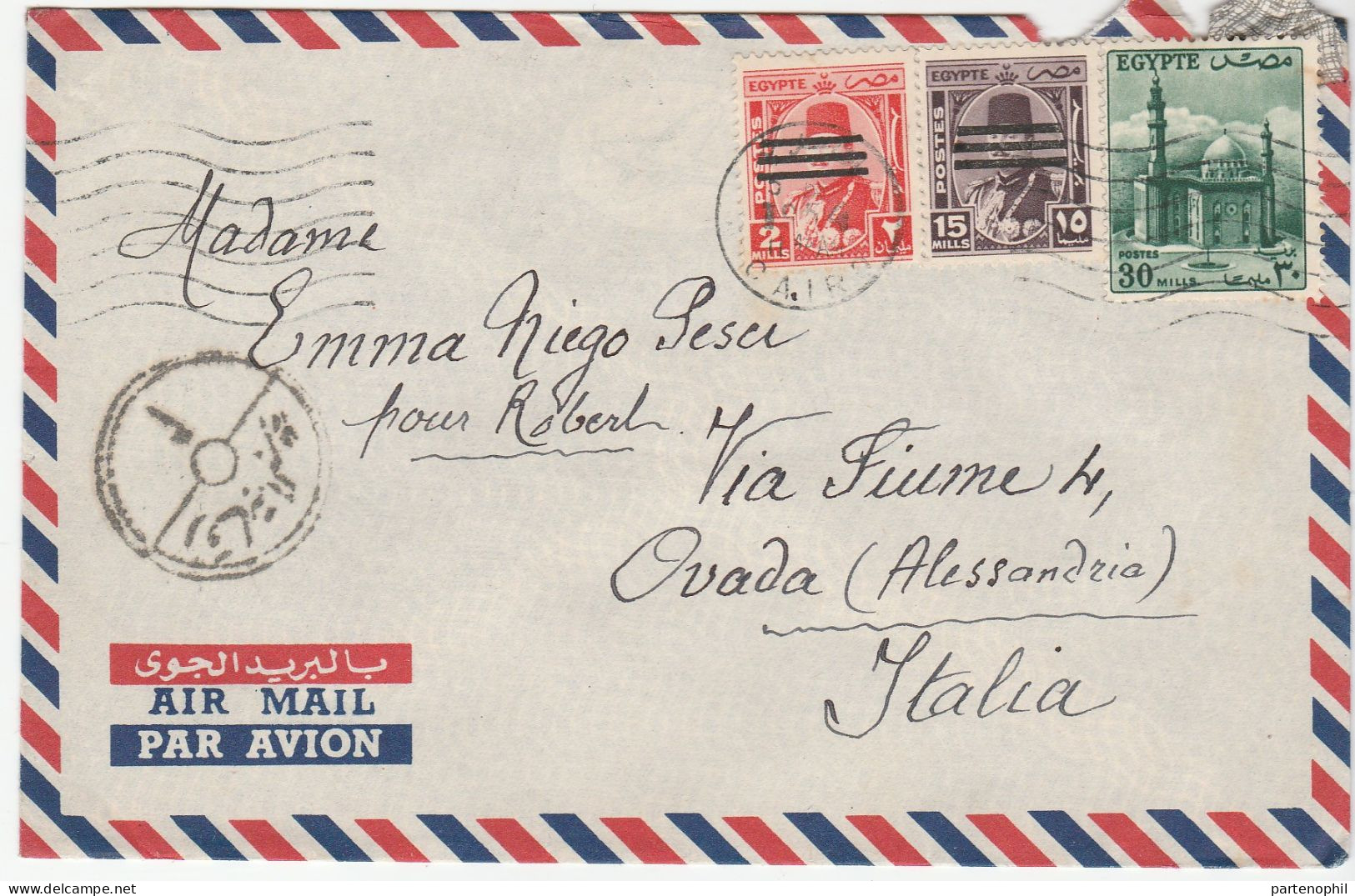 Egypte Aegypthen 1954  - Postal History  Postgeschichte - Storia Postale - Histoire Postale - Lettres & Documents