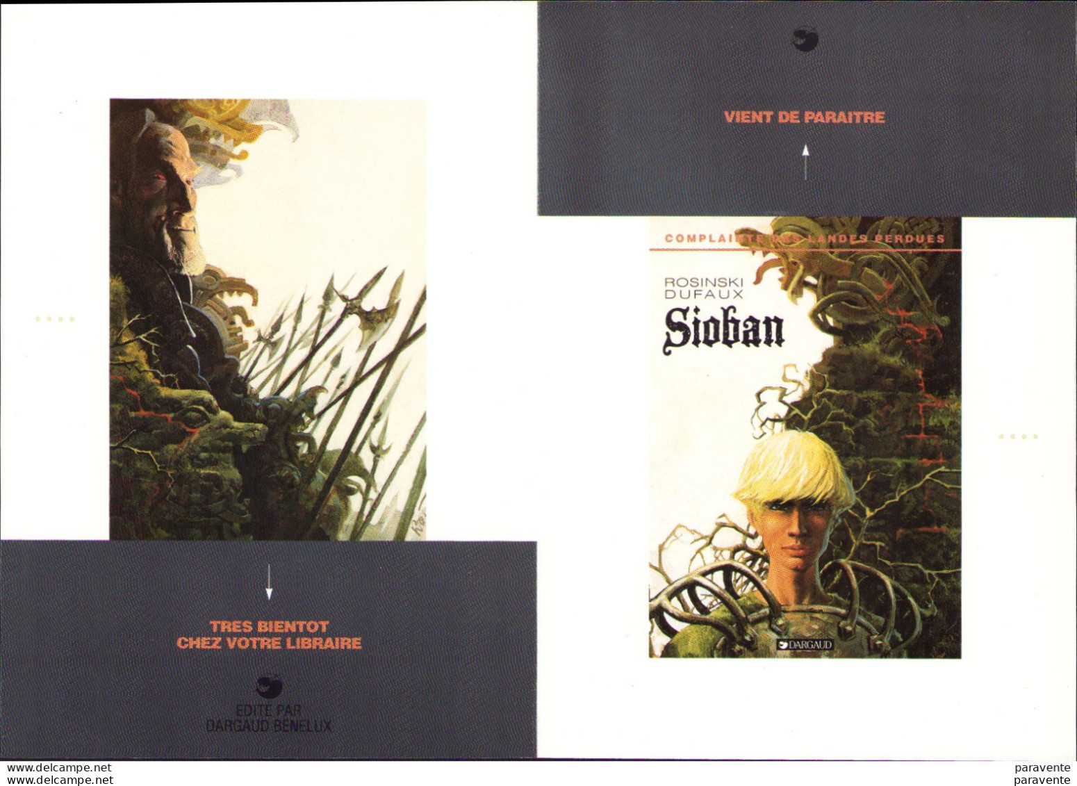 ROSINSKI , Lot SIOBAN : Depliant SIOBAN 1 + Plaquette SIOBAN 2 + Flyer SIOBAN 3 - Other & Unclassified