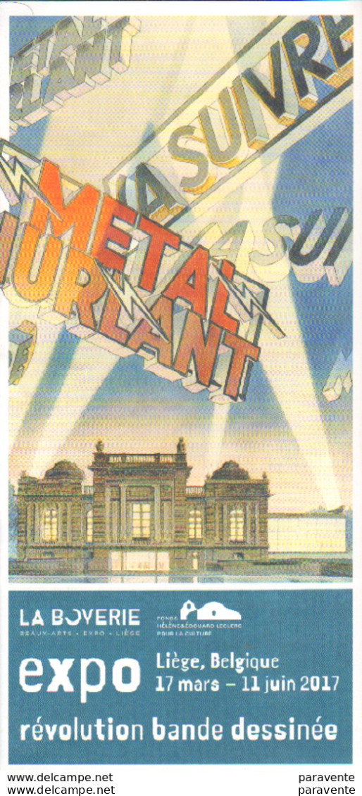 SCHUITEN : Flyer Exposition à LIEGE - Otros & Sin Clasificación