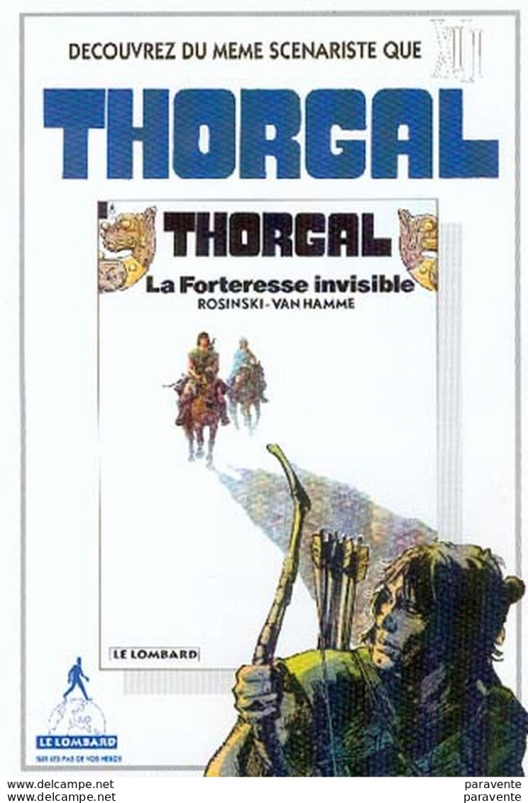 ROSINSKI : Depliant Presentation THORGAL FORTERESSE INVISIBLE - Thorgal