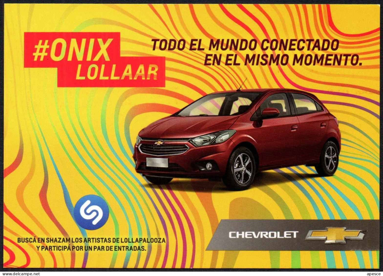 CARS - ARGENTINA - #ONIX LOLLAAR - TODO EL MUNDO CONECTADO EN EL MISMO MOMENTO - CHEVROLET - I - Turismo