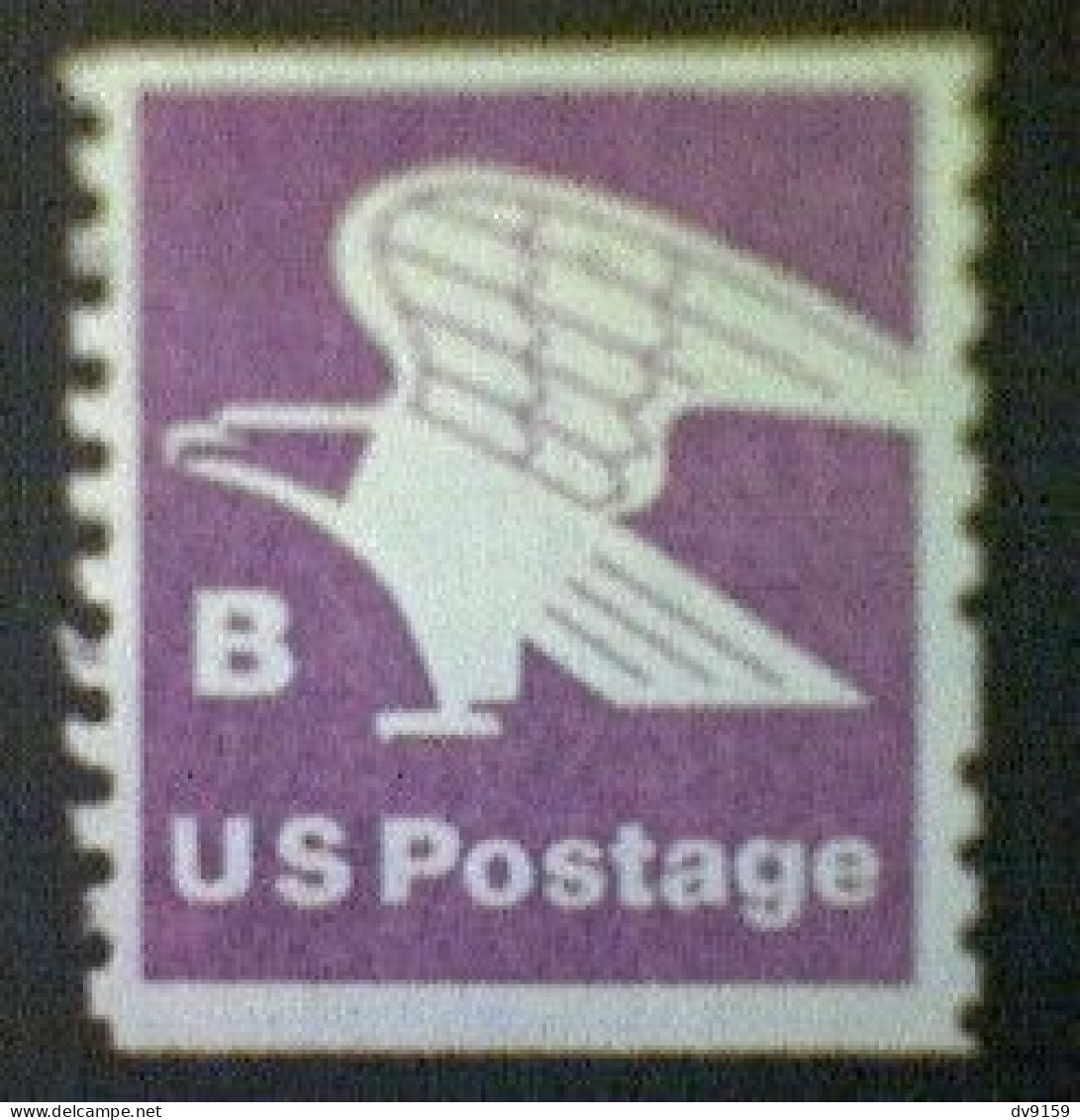 United States, Scott #1820, Used(o), 1981, Rate Change "B" Eagle , (18¢), Violet - Gebraucht