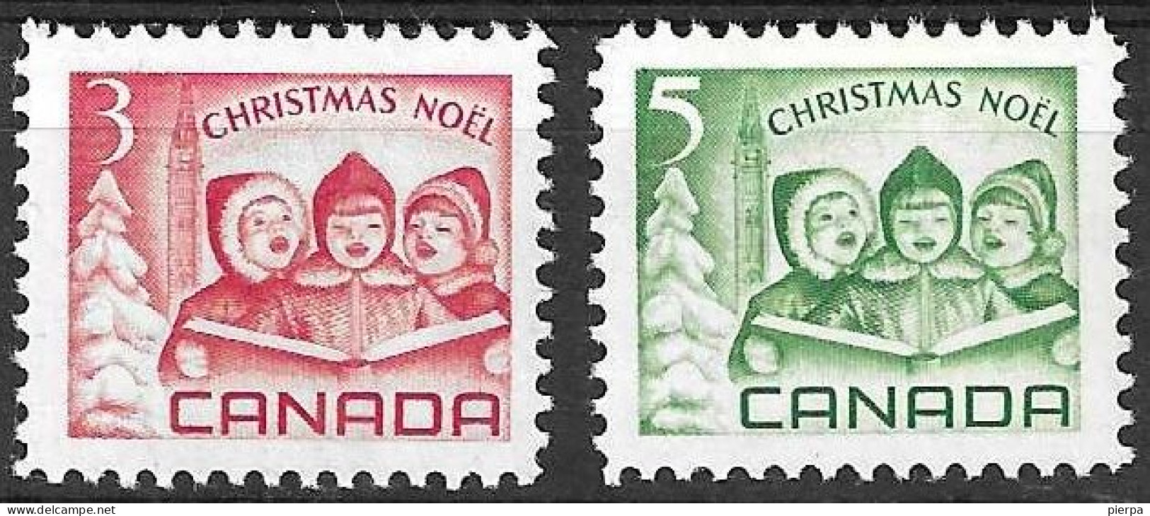 CANADA - 1967 - NATALE - SERIE 2 VALORI - MNH** (YVERT 397\8 - MICHEL 417\8) - Nuevos