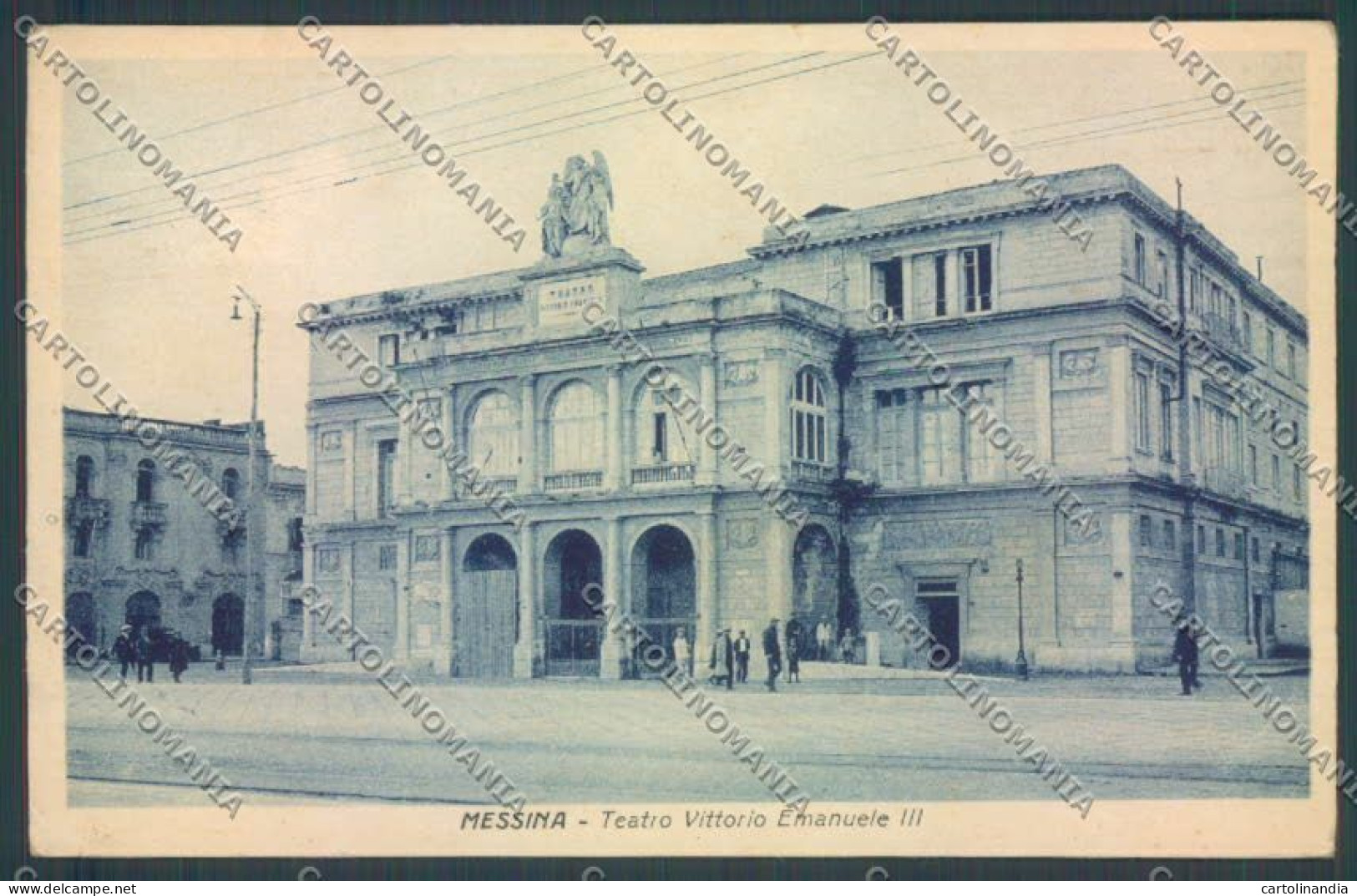 Messina Città Teatro PIEGA Cartolina ZB9582 - Messina