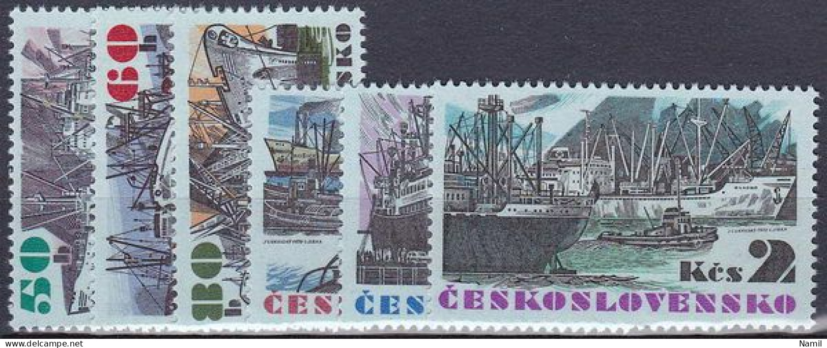 ** Tchécoslovaquie 1972 Mi 2091-6 (Yv 1935-40), (MNH)** - Neufs