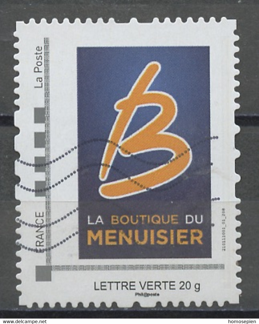 France - Frankreich Timbre Personnalisé 2010 Y&T N°IDT73A-010 - Michel N°BS(?) (o) - La Boutique Du Menuisier - Gebruikt