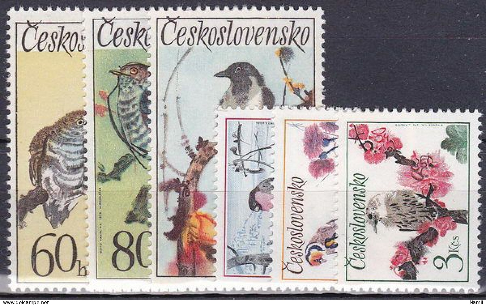 ** Tchécoslovaquie 1972 Mi 2110-5 (Yv 1955-60), (MNH)** - Unused Stamps