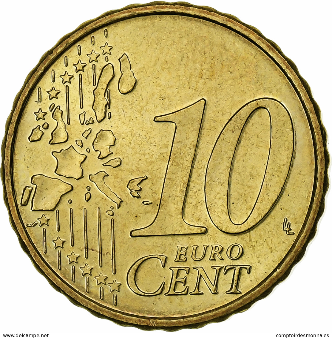 Autriche, 10 Euro Cent, 2002, Vienna, SPL, Laiton, KM:3139 - Austria