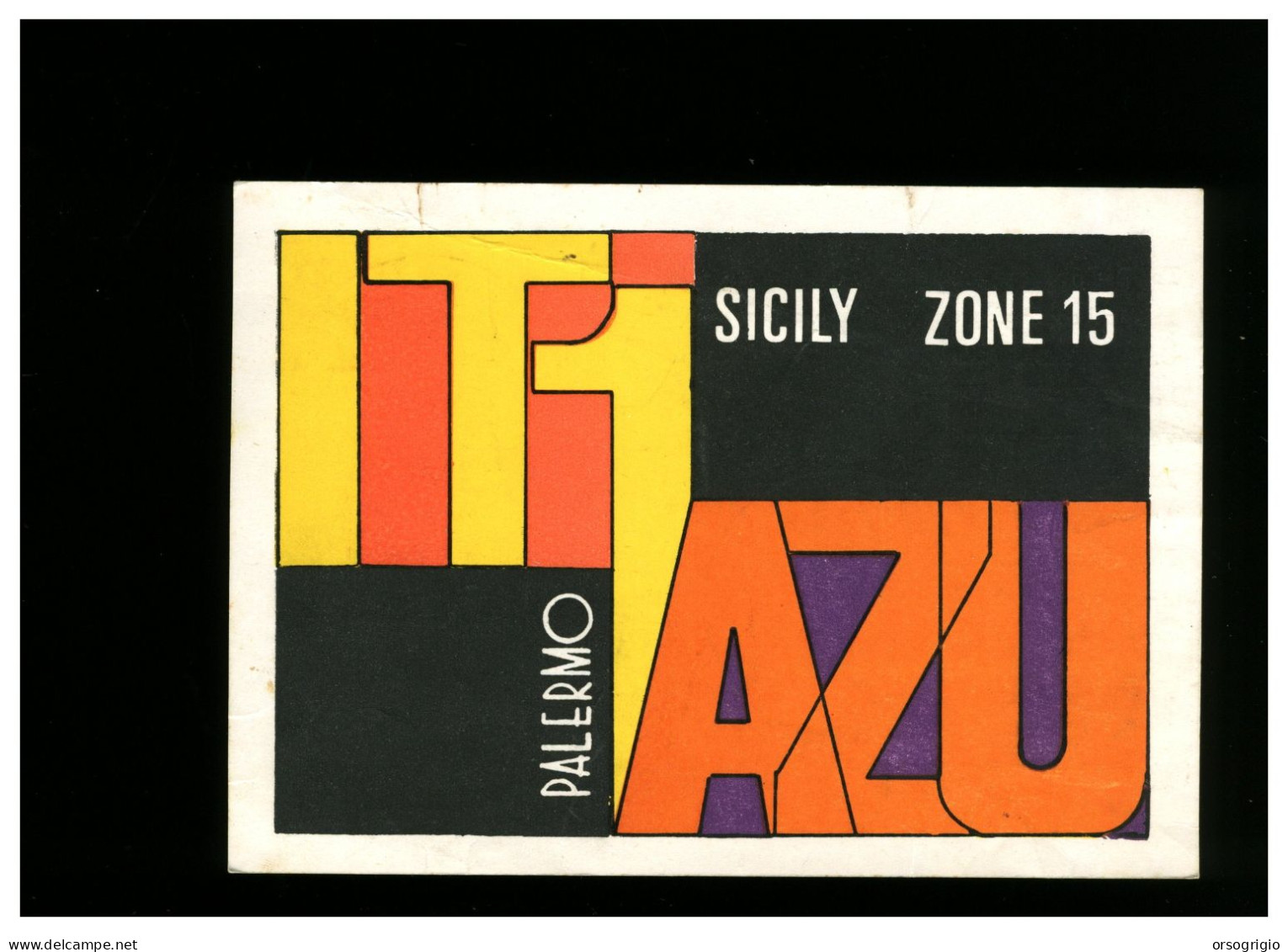 ITALIA - PALERMO  1971 - RADUNO RADIOAMATORI SICILIANI - SICILY  ZONE 15 - Télécom