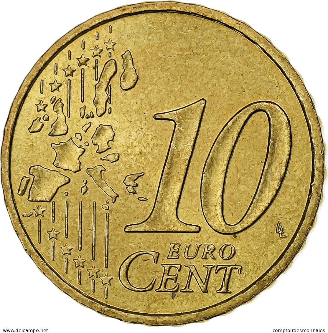 France, 10 Euro Cent, 2001, Paris, SUP, Laiton, KM:1285 - Frankreich