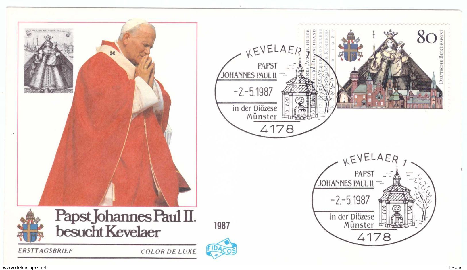 F1 LOT 11 envelopes with Pope Paul II - ask for discount