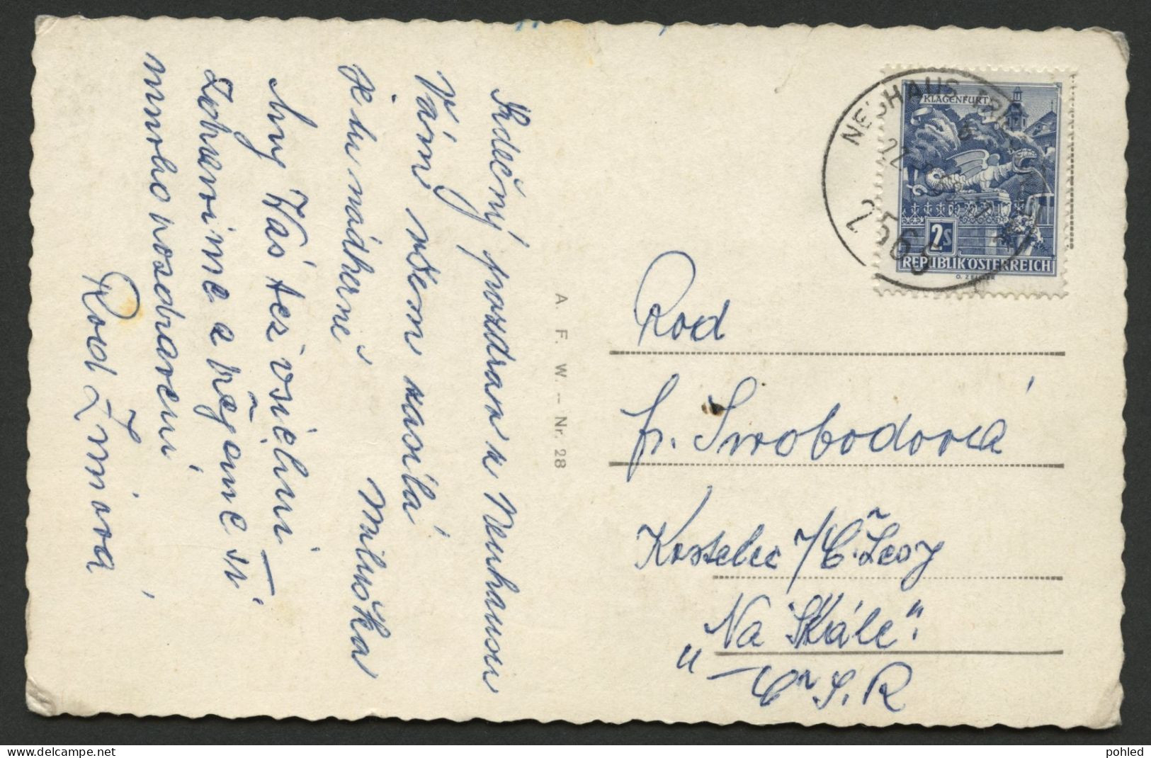 01311*AUSTRIA*ÖSTERREICH*NEUHAUS*1958 - Klagenfurt