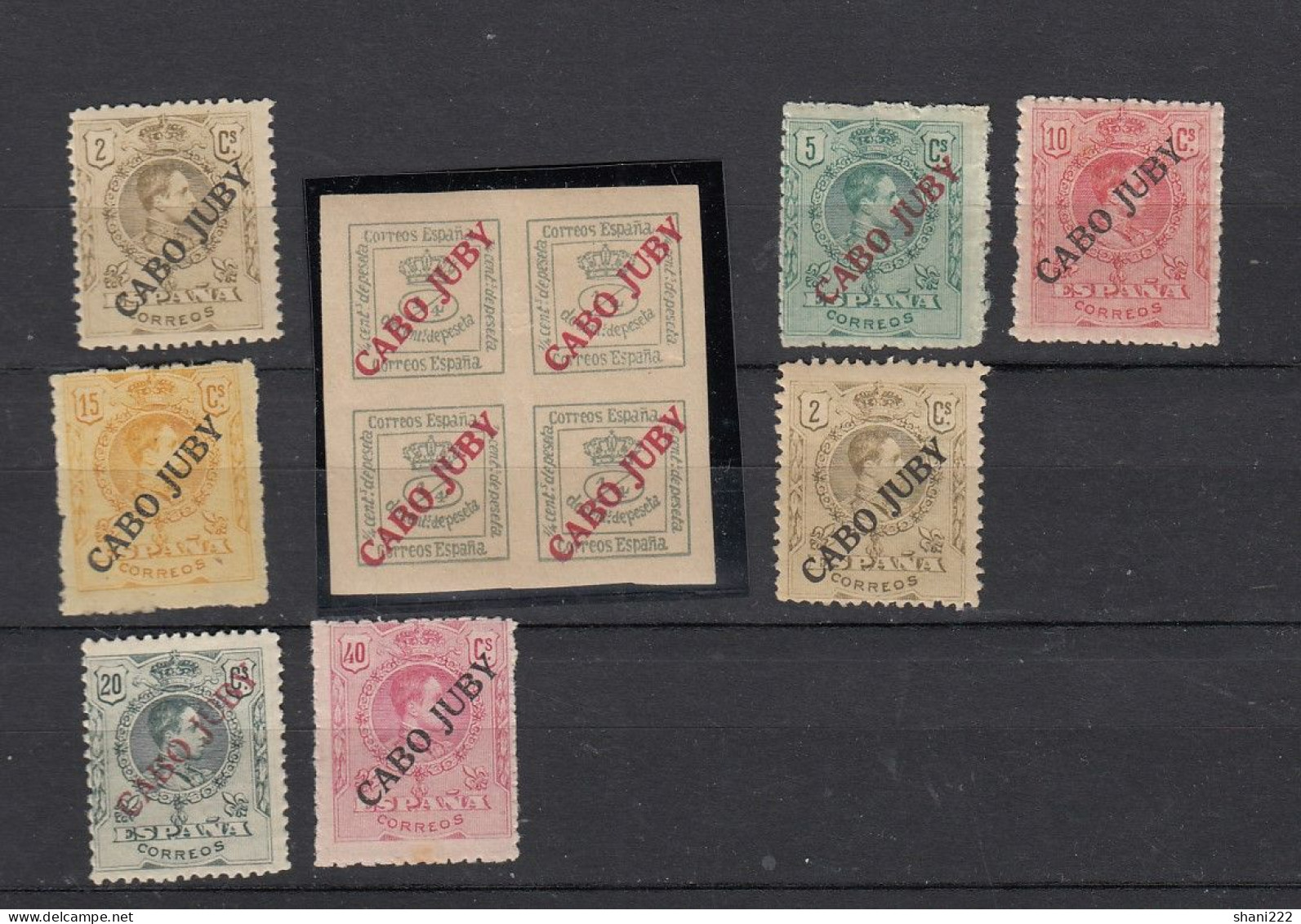 Spain - Cabo Juby - 1919 Sobrecargados - Lot (2-146) - Cape Juby