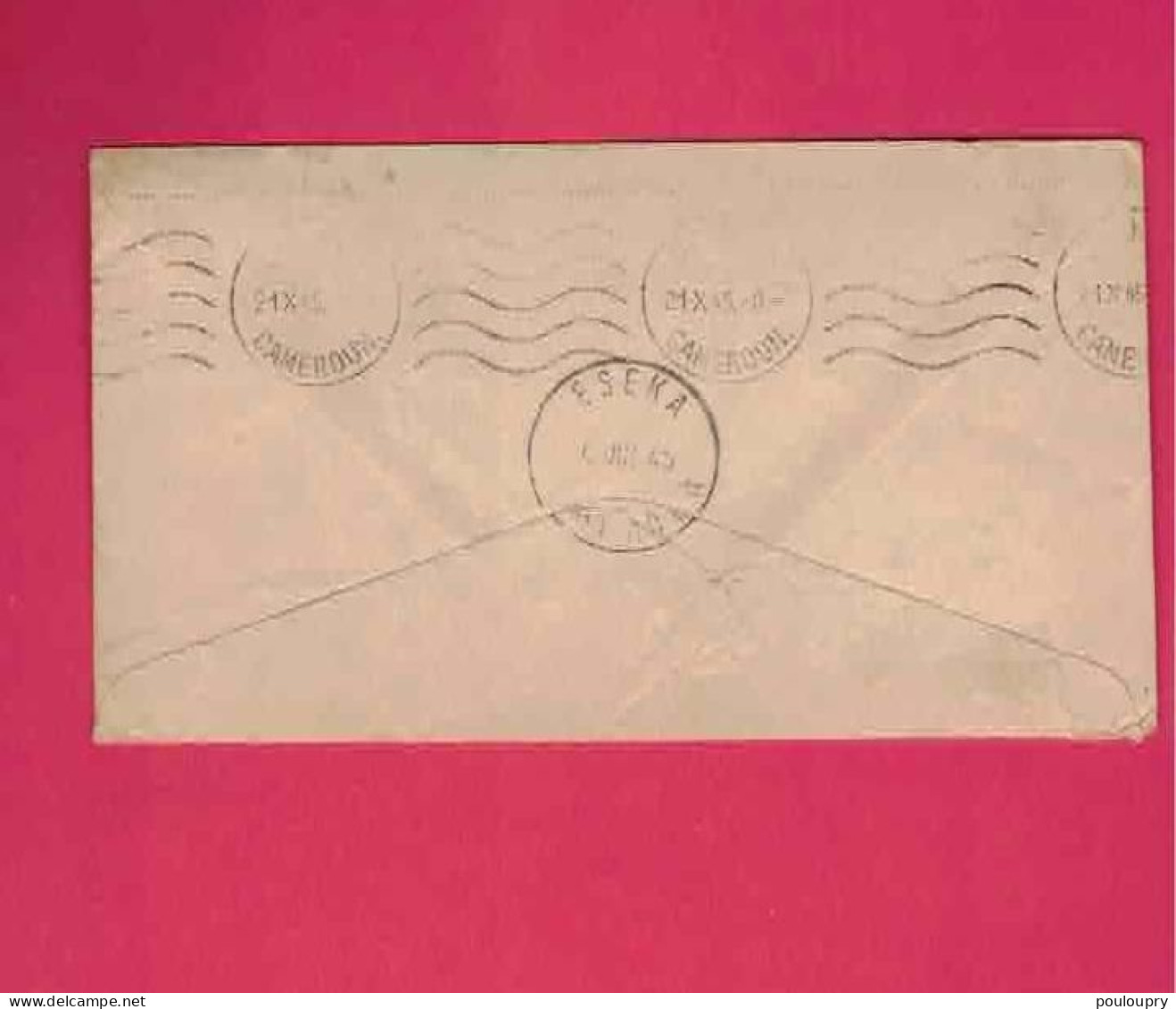 Lettre De 1945 Pour Le Cameroun - YT N° 257 - Seul Sur Lettre - Lettres & Documents