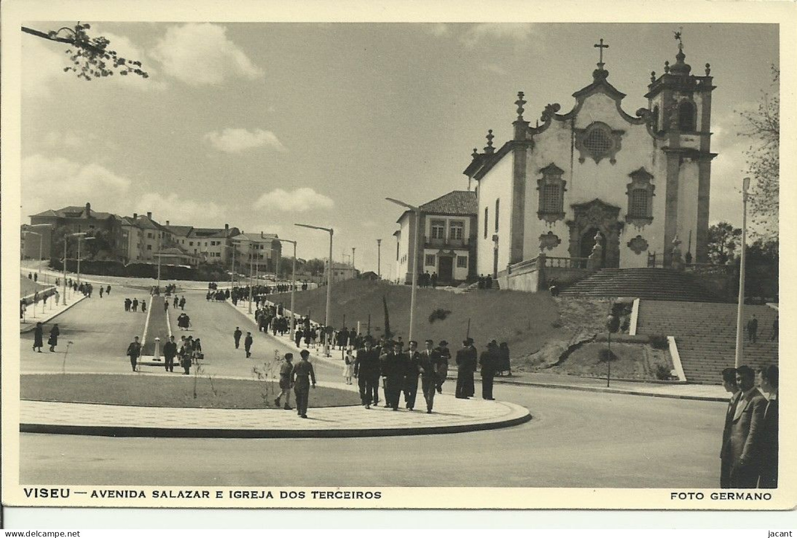 Portugal - Viseu - Avenida Salazar E Igreja Dos Terceiros - Viseu